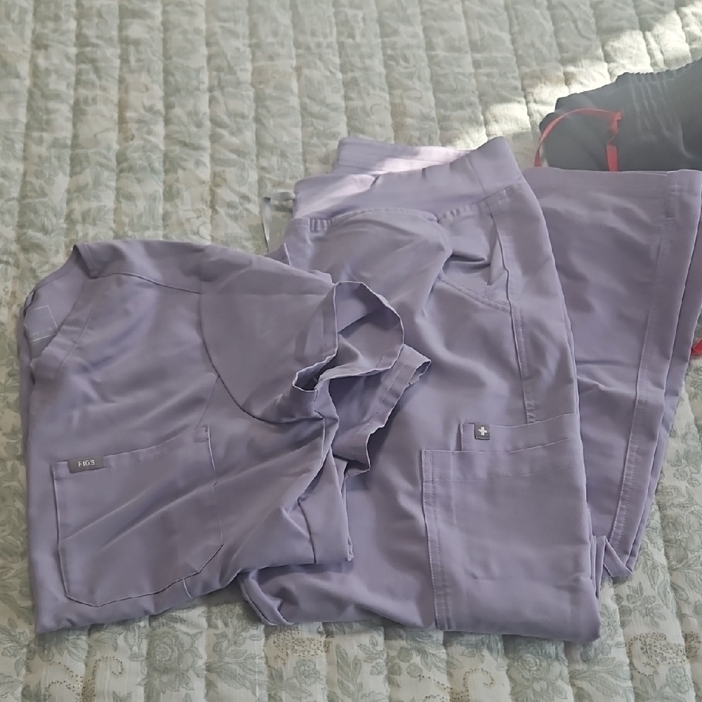 Purple Scrub Set